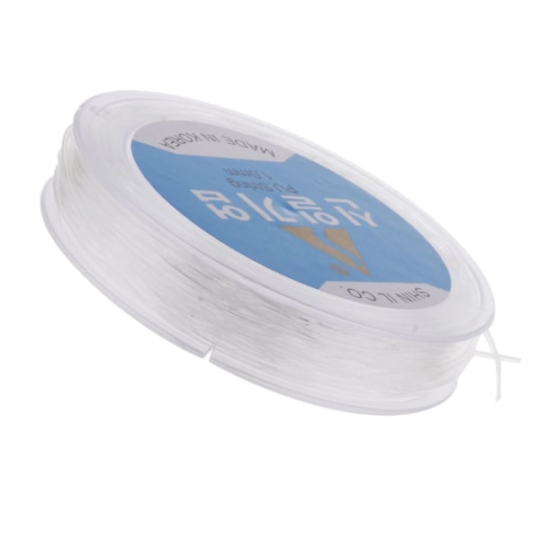 0,8 mm elastisk strängtråd för armbandssmycken att göra vit