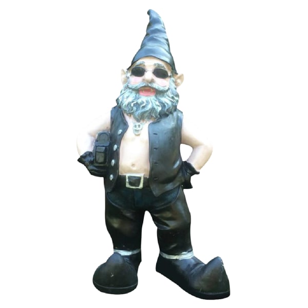 Trädgårdstomtar Busiga Roliga Pirattomtar Present Staty Dekoration Man