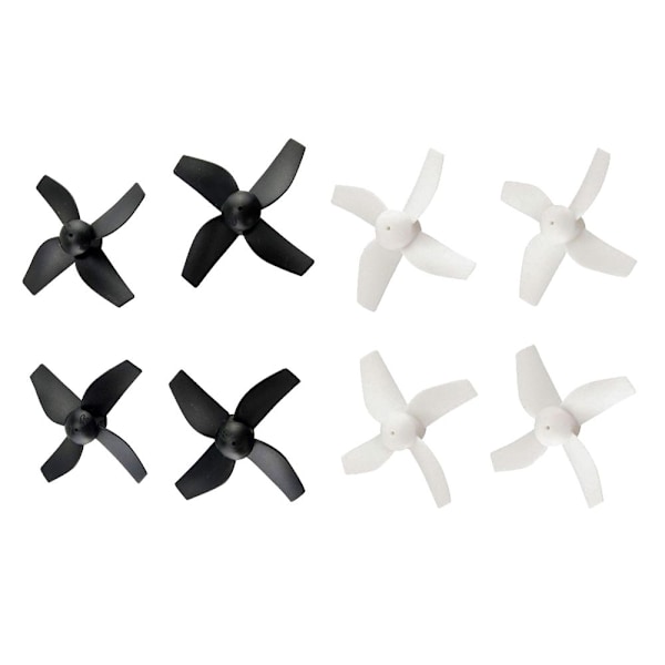 8st CW CCW propellrar blad drönarpropellrar för RC quadcopter delar svart vit