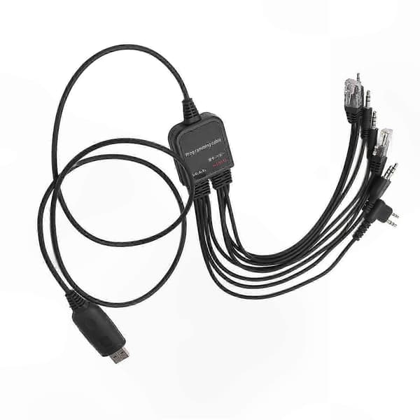 8-in-1 USB-ohjelmointikaapeli radiopuhelimille, Plug-and-Play-tehokas sovitin