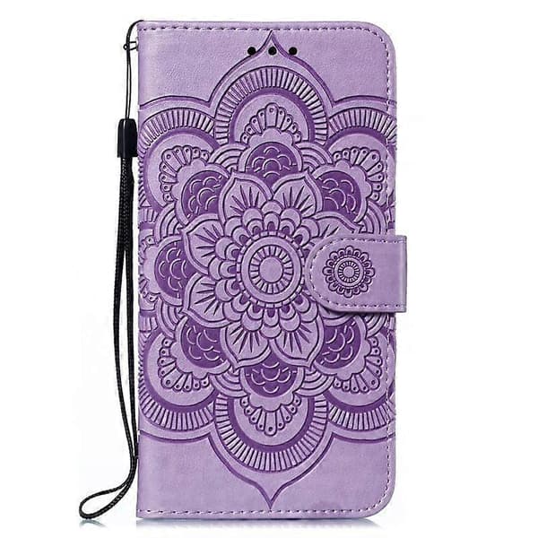 Läderfodral för Motorola Edge 40 Neo Purple