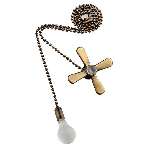 2 pcs 30.5 cm Zipper Ceiling Fan Pendant with Connector [RM]