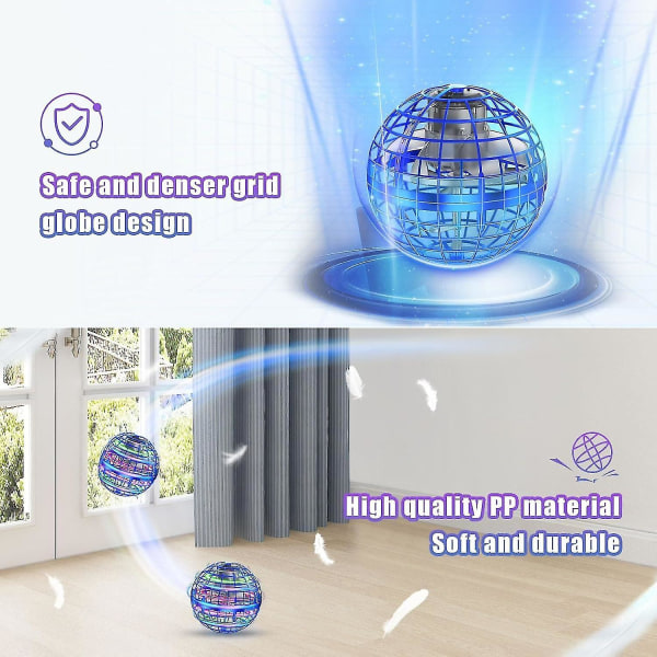Flygande Boll Orb Leksaker Hover Ball Pro Flygande Spinner Leksak Ufo Rgb Coola Saker Glob Orbi Magic Boome