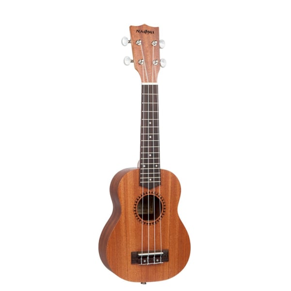 Sapele trä ukulele 18 band 4 strängar 21 tum sträng musikinstrument