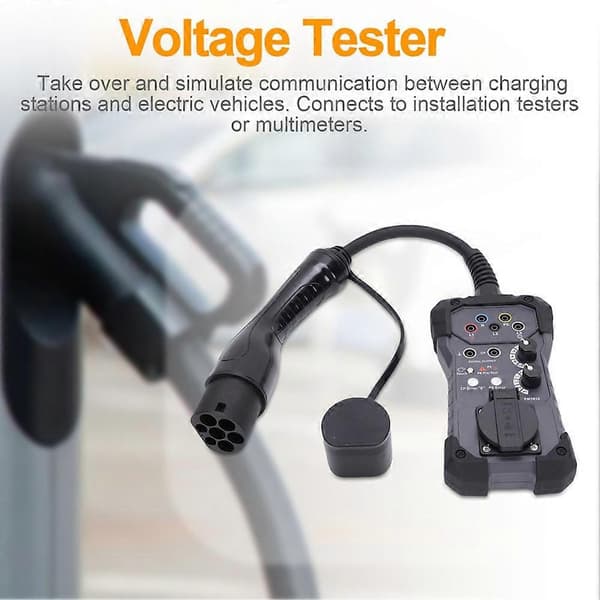 63A EVSE Tester Adapter Spændingstester til test af EV-ladestationer Kompatibel med testere Multimetre Oscilloskoper