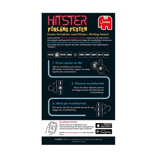 [RM]Hitster Forleng Festen NO Multifärg Kartong, papper