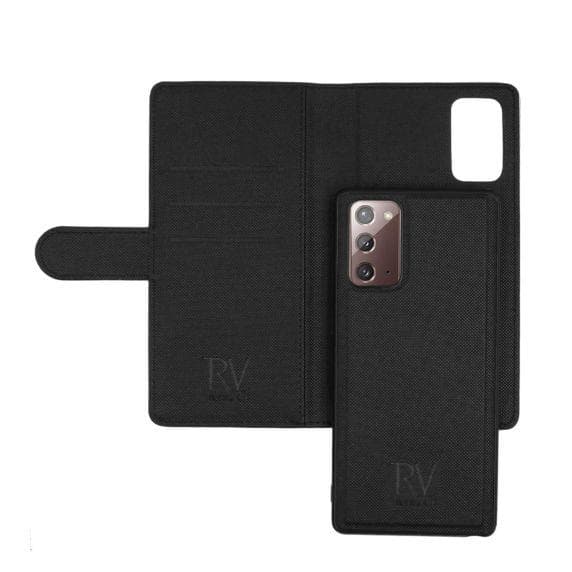 [RM]Samsung Note 20 Wallet Case Magnet Rvelon - Black Svart black