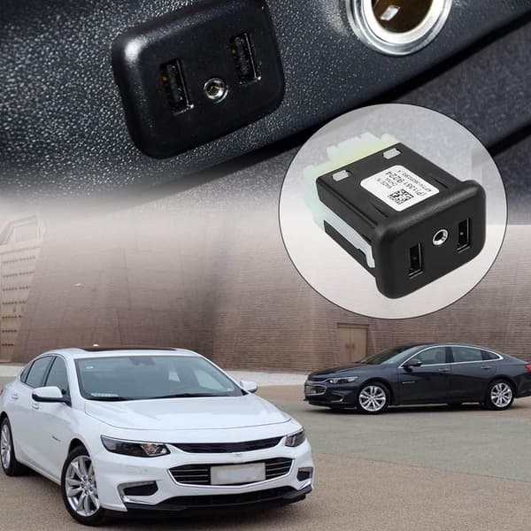 [RM]AUX Interface USB Port Replacement 13519224 13509942 Auto Dual USB Port