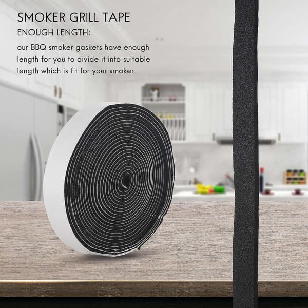 [RM] Grill Sealing Strip for BBQ Smoker, High Temperature Resistant, 2-pack