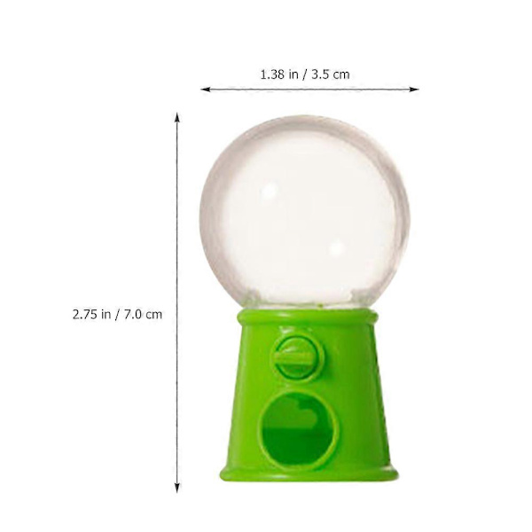 Godisautomat för barn Tuggummimaskin Leksaker Plast 3-pack Mini