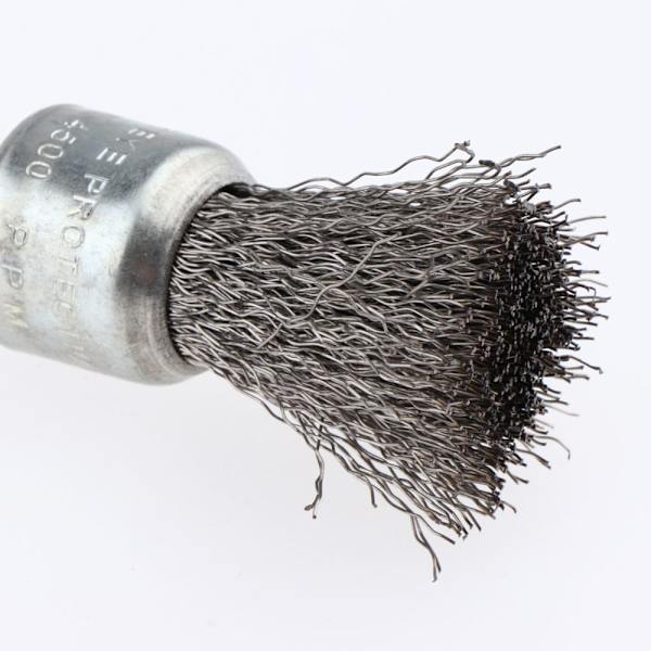 Rostfritt Stål Penna Form Krympborste Krymp 6mm Stång, 6 x 25mm 0.3