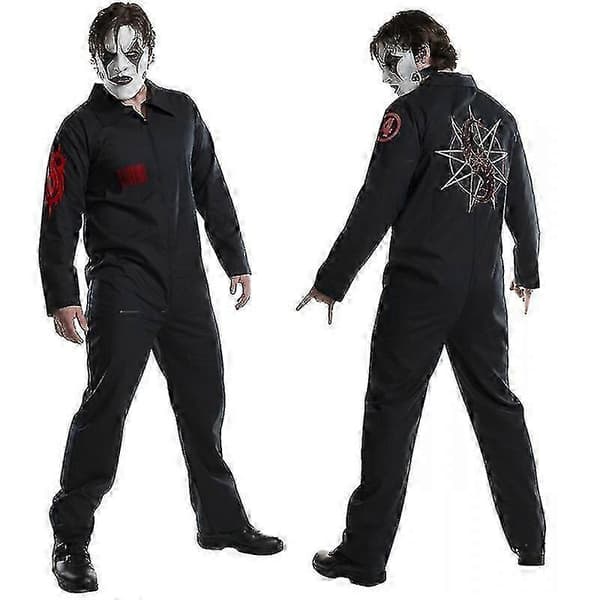 [RM] Slipknot Cosplay Kostume Jumpsuit til Halloween - Løs pasform S