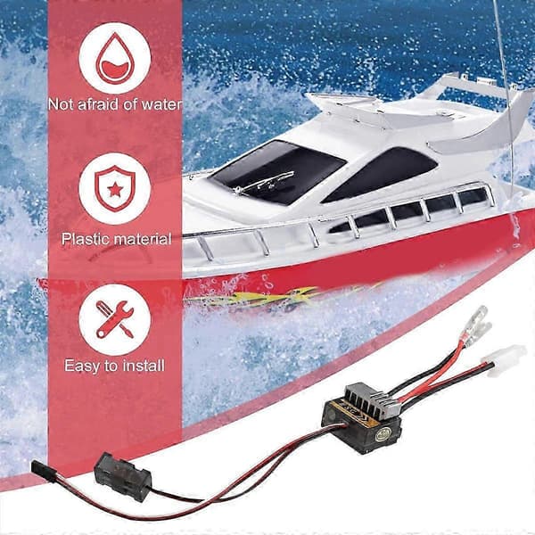 RC 320A ESC Borstad Elektrisk Hastighetsregulator Borst-ESC för RC Bil Lastbil Båt As Shown