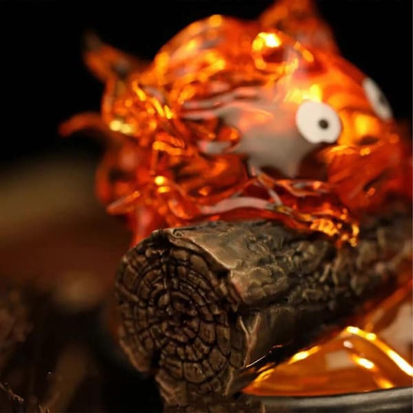 [RM]Halloween Mini Figurine Crafts Flame Night Light for Bedroom Table Indoor With feet Without feet Mini