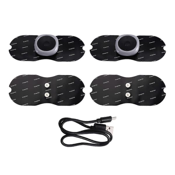 Cervikal Puls Massagepuder: EMS Multifunktionel Mini Bærbar Smart Massager (4-pak)