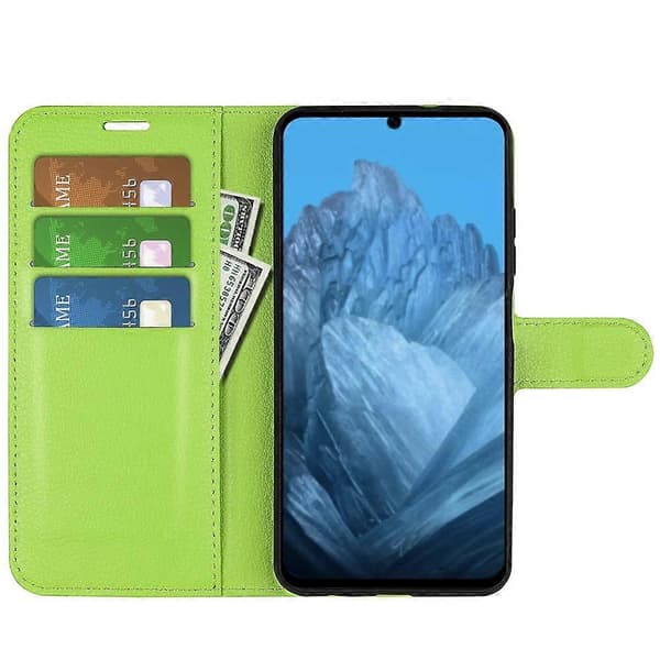 [RM] Litsi-nahkainen puhelinkotelo Google Pixel 9 / 9 Pro -puhelimelle Green For Google Pixel 9 / 9 Pro