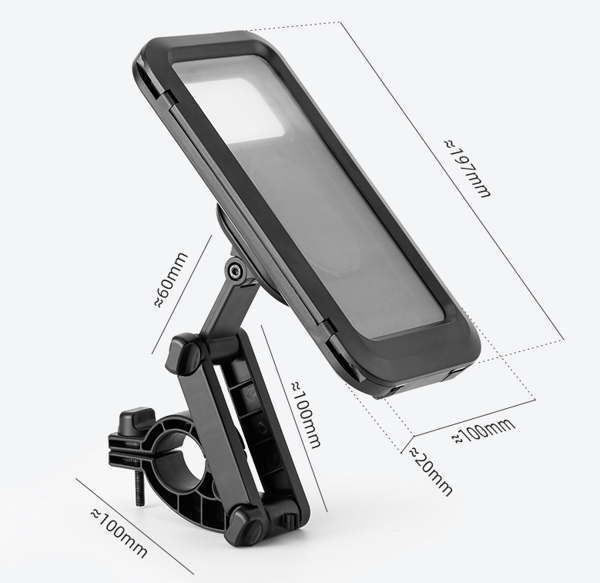 [RM] Waterproof mobile holder for bicycle/motorcycle/scooter, rotatable