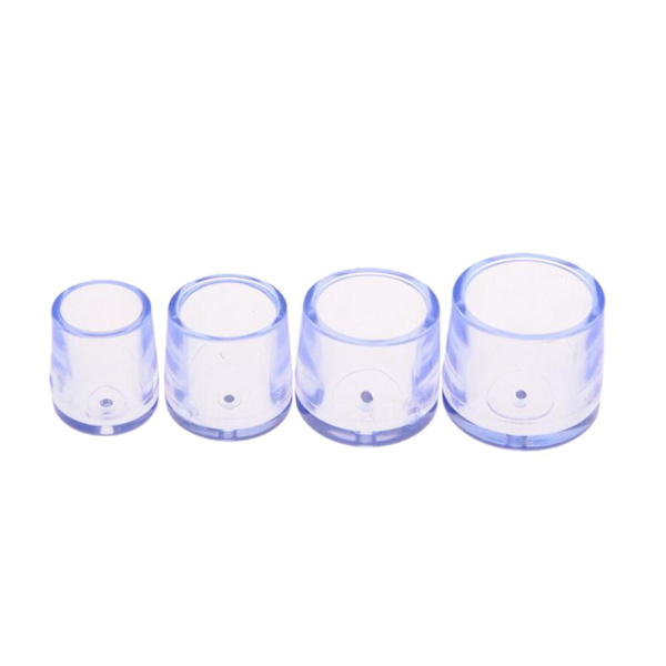 4-pack, halkfria möbelben, golvskydd för möbler, diameter 12,7 mm (0,5 tum)