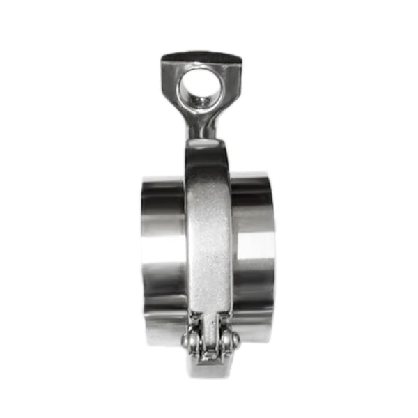 63mm SS304 2\" Sanitär Rör Svetskoppling + 1 Tri-Clamp + 1 PTFE Packningsset NYTT