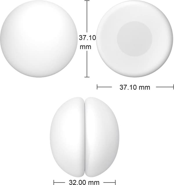 [RM] Duschdraperivikter (4-pack) Duschdraperimagneter Runda magnetiska duschdraperier Silikonmagnetvikter Dusch i rostfritt stål Vit