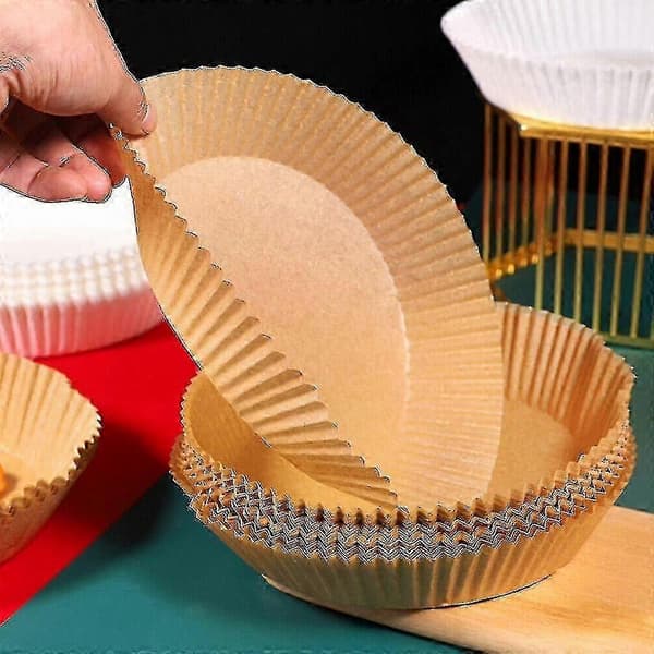 100 stk. non-stick bagepapir til airfryer-bagning