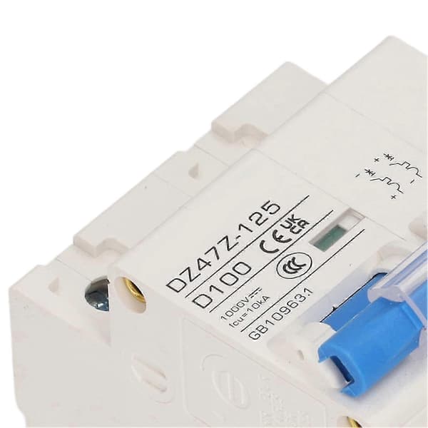 DC-afbryder 2P DZ47Z 125 100A DIN-skinne miniatureafbryder til solcelleanlæg 1000V blå