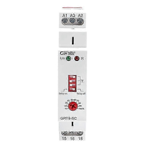 [RM]GRT8-EC 10A Dual Function Timer Relay On Delay or Off Delay Relay AC230V Time Relay bs