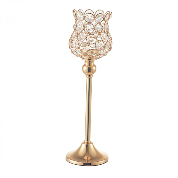 Ljusstake Matbord Modern Dekorativ Flamlös Ljusstake 43cm