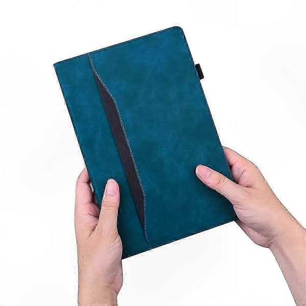 PU læder tablet cover med kortholder til 10,5-11 tommer enheder Blue