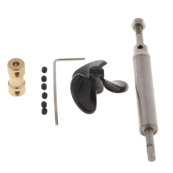 Drivbåt Båtdelar 10cm Metall Drivaxel System Set För 3.17mm Motor