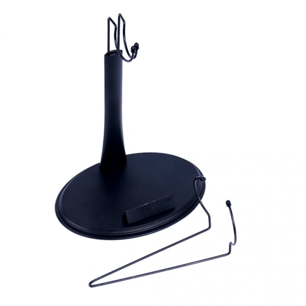 3x 1/6 Skala U-Typ och Bugue Typ Displayställ Hållare för 12'' Actionfigurer - Svart