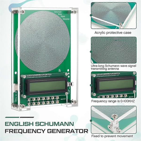 0.01 Hz-10000 Hz Adjustable Sine Wave Resonance Generator Ultra-Low Frequency Generator Resonator Audio Frequency Machine