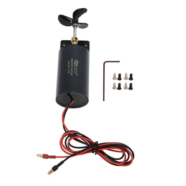 [RM]RC Undervannsstyring Propell 545 50T Børstet Motor for Fjernkontroll Båtmodell CCW