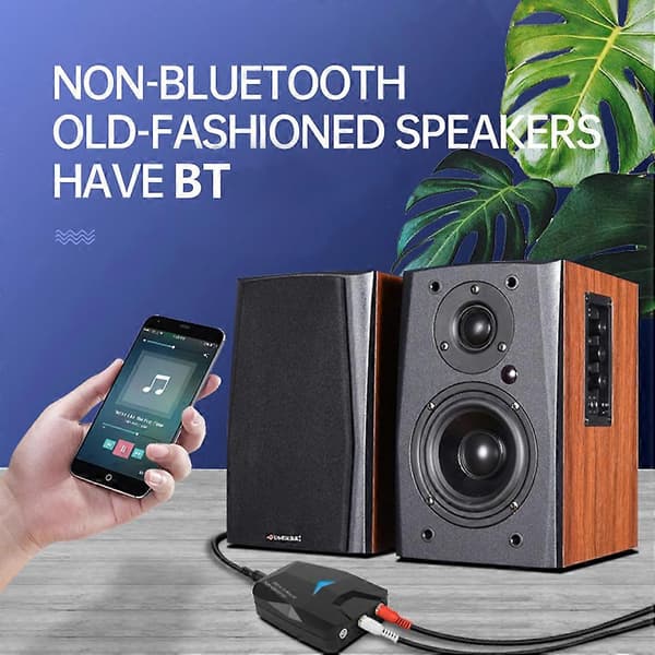 Digital til Analog Adapter Bluetooth-kompatibel Audio Adapter 3.5mm Udgang