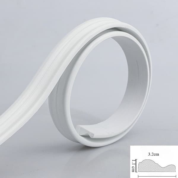 Decorative self-adhesive PVC wall trim - Flexible decorative strips