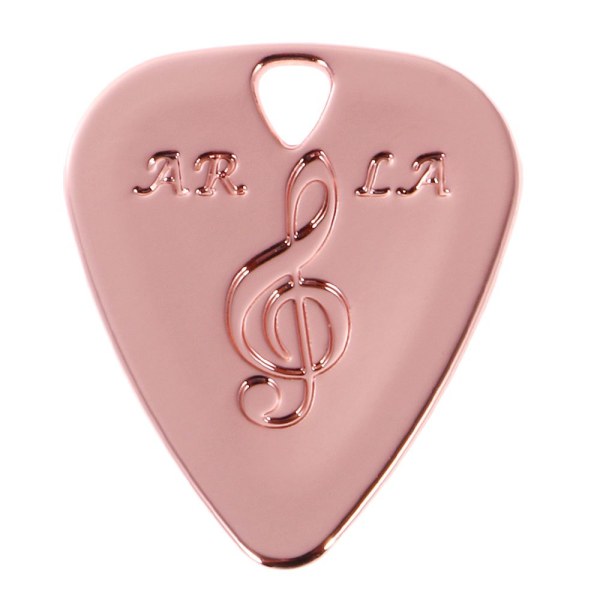 Metallisk Gitarr Plektrum Plektro För Elgitarr Akustisk Basdel Roséguld