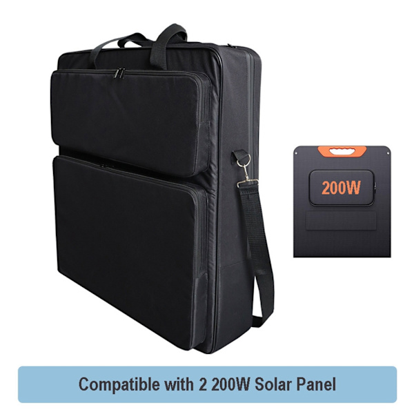 [RM]Strong Photovoltaic Panel Storage Bag with Shoulder Strap Suitable for 2 Panels