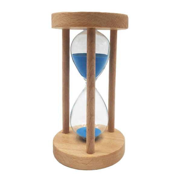 10/15/30 minuters timglas timglas timer klocka dekoration blå 15 min