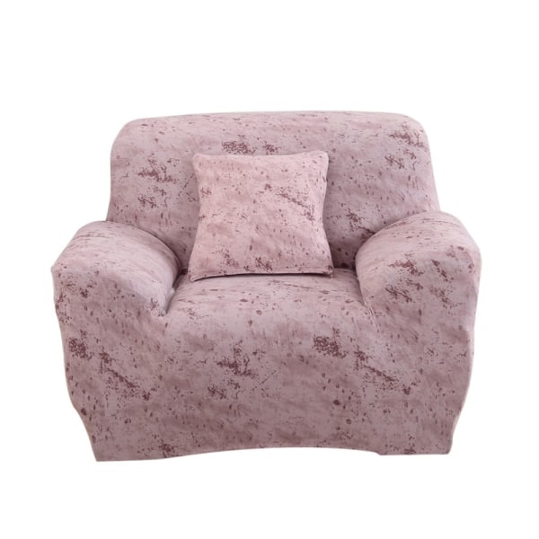 Elastiskt sofföverdrag 4 storlekar rosa jade 1-sits 90-140cm
