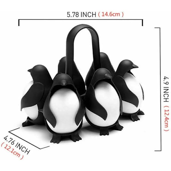 1 pc Kitchen Utensil Penguin Egg Cooker Egg Storage Organizer[RM]