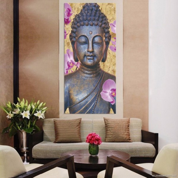 Ingen inramad duk målning konst målning målning tavla väggkonst dekoration buddha ess