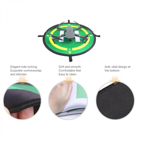 Drone Landningsplatta Pro Dubbelsidig Vattentät 20 tum (50cm) kompatibel med DJI Mavic Air 2, Mavic Mini 2, Mavic 2 Pro/Zoom, DJI FPV