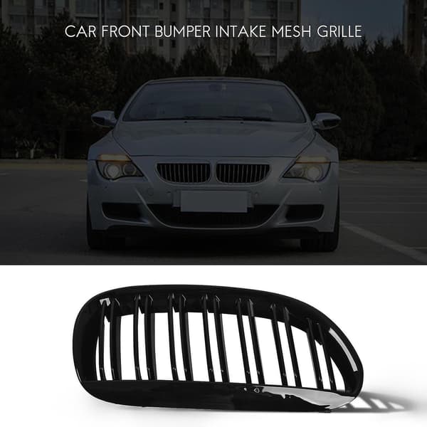 [RM]Gy Dubbel Linje Motorhuv Grill För 2004-2010 E63 E64 6- M6 Coupe Con