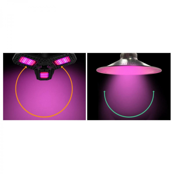 LED Växtlampor Inomhus Fullspektrum LED Växtpanel För Mikrogrönsaker 108 LED