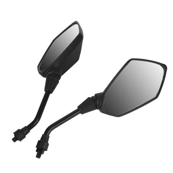 [RM]Rearview Mirrors Pair Universal Motorcycle Modification Rearview Mirror Motorcycle Accessories Black (10mm)
