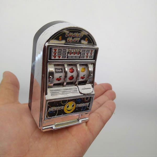 2 st mini-spelautomat barn handhållen lotterimaskin leksaksshaker presentleksak