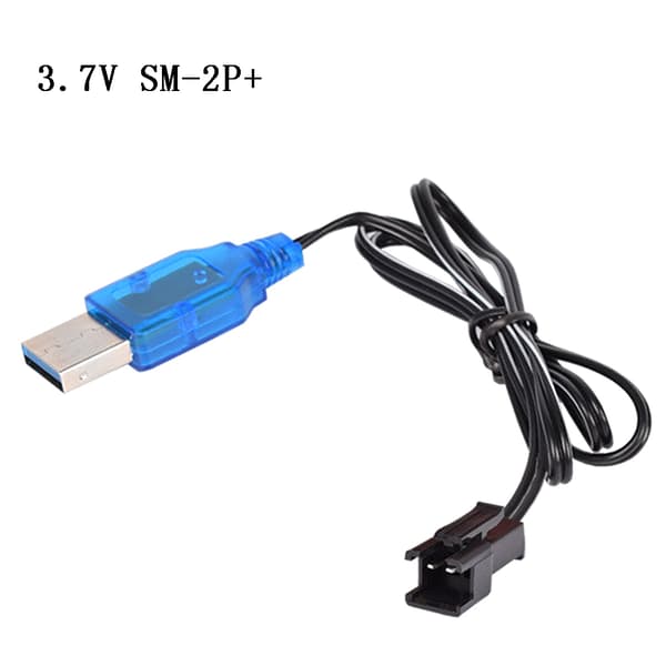 3,7V batteri USB-laddare SM för RC Helikopter Quadcopter Leksaksbil Modell Lastbil[RM]