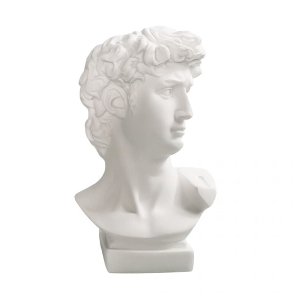 David Huvud Växtkruka Blomvas Dekorativ Byst Staty Planter 6CM