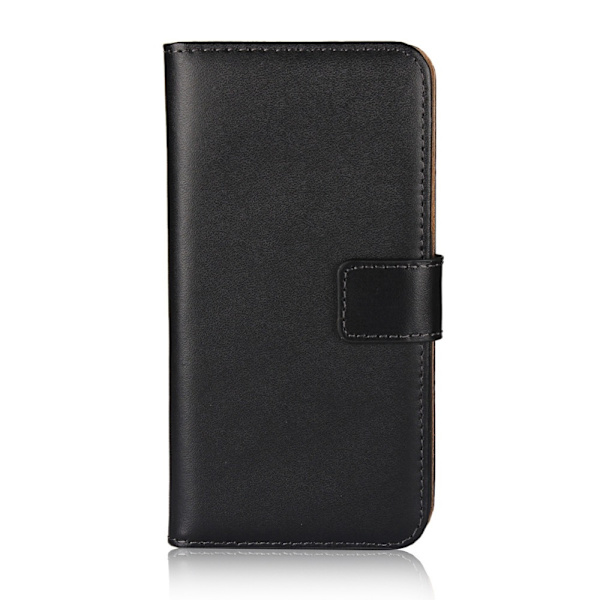 OnePlus Nord N100 - Äkta Läder Plånboksfodral - Välj Färg! Svart Black Svart