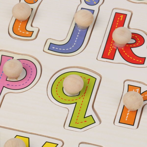 Pc Söt trä pussel leksak Barn Förskola Lärohjälp Tiny Toy
